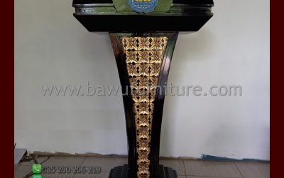 Podium Pidato Madrasah Model Minimalis Jati Jepara