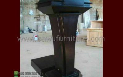 Podium Pidato Terbaik Model Minimalis Kayu Jati Jepara