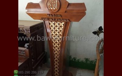 Beli Podium Minimalis Jepara Terbaru Dari Kayu Jati