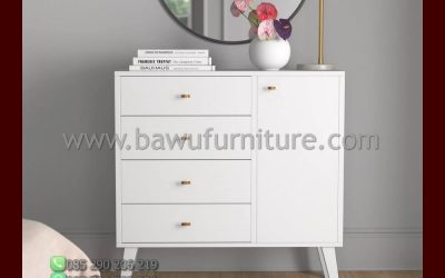 Bufet Putih Modern Model Minimalis Terbaru Jepara