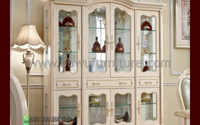 Lemari Pajangan Klasik Mewah Dari Jepara Terbaru