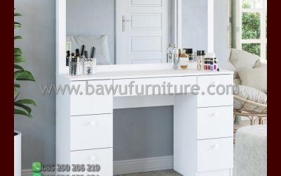 Meja Rias Duco Putih Model Minimalis Terbaru Jepara
