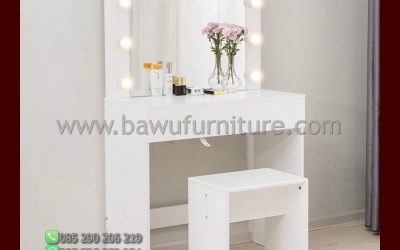 Meja Rias Mini Minimalis Model Terbaru Warna Putih