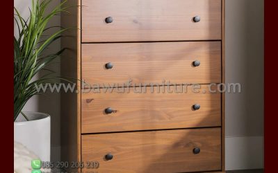 Drawer Jati Jepara Model Minimalis Terbaru