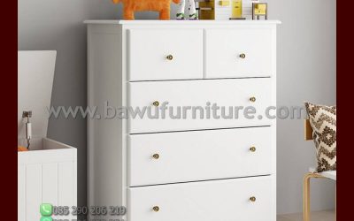 Drawer Warna Putih Model Minimalis Terbaru Jepara