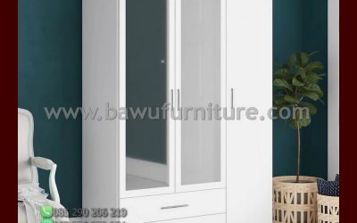Lemari Baju 3 Pintu Model Minimalis Terbaru Jepara