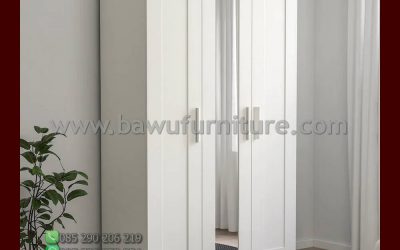 Lemari Baju Duco Putih Model Minimalis Terbaru Jepara