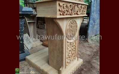 Mentahan Podium Ukir Jepara Dari Kayu Jati