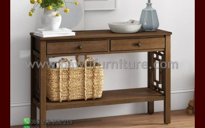 Meja Konsol Kayu Jati Minimalis Model Terbaru Jepara