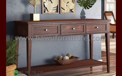 Meja Konsol Kayu Jati Murah Model Terbaru Jepara
