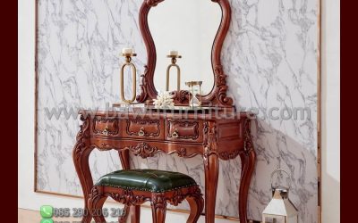 Meja Rias Jati Ukir Model Klasik Jepara