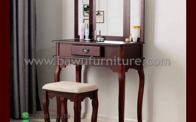 Meja Rias Kayu Jati Model Klasik Jepara