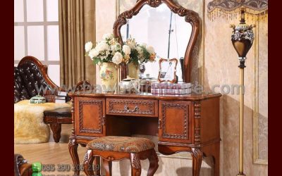 Meja Rias Klasik Jati Model Ukiran Jepara