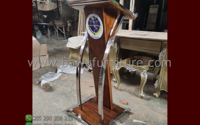 Podium Pidato Dinas Perhubungan Model Minimalis