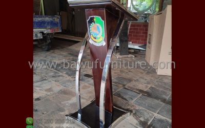 Podium Pidato Kabupaten Banyuwangi Model Minimalis