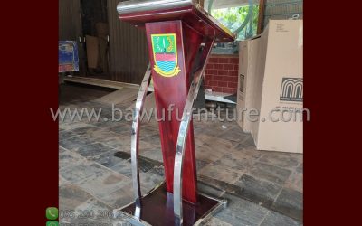 Podium Pidato Kabupaten Bekasi Model Minimalis