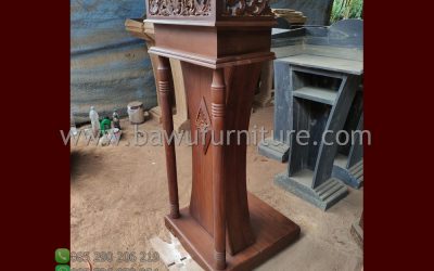 Podium Ukir Murah Dari Kayu Jati Jepara
