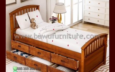 Ranjang Anak Jati Model Minimalis Terbaru