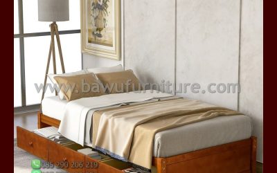 Ranjang Anak Kayu Jati Minimalis Terbaru