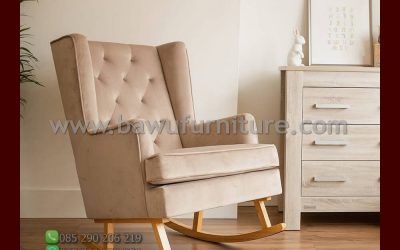 Sofa Goyang Minimalis Rangka Kayu Jati Model Terbaru