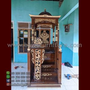 Harga Mimbar Masjid Kayu Jati