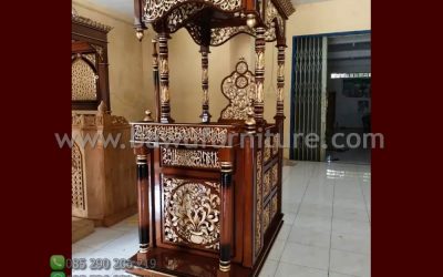 Jual Mimbar Masjid Terdekat Dari Kayu Jati