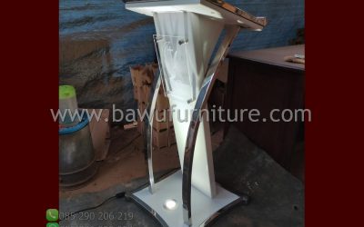 Podium Gereja Stainless Murah Model Minimalis