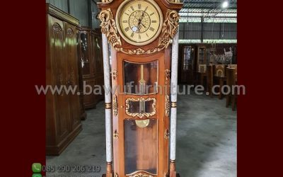 Harga Lemari Jam Hias Model Ukir Jepara
