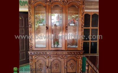 Jual Lemari Hias Jati Jepara Harga Murah