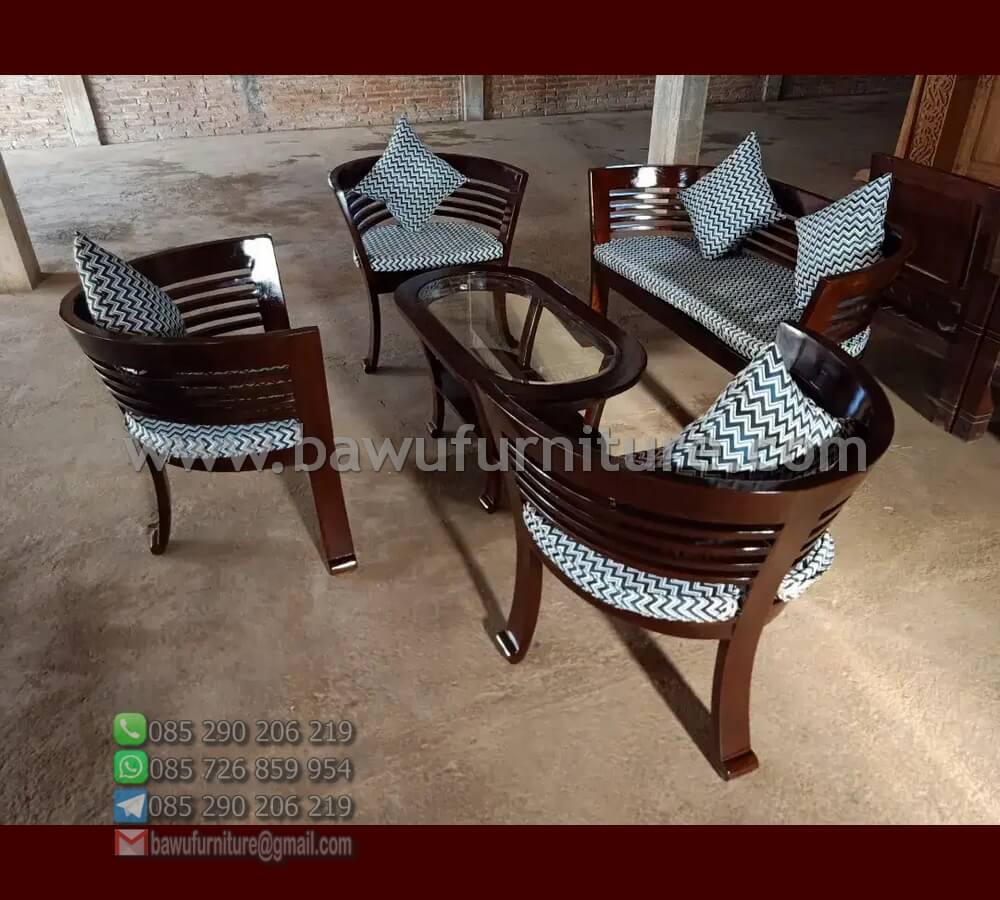 kursi tamu cantik dari kayu jati jepara | bawu furniture