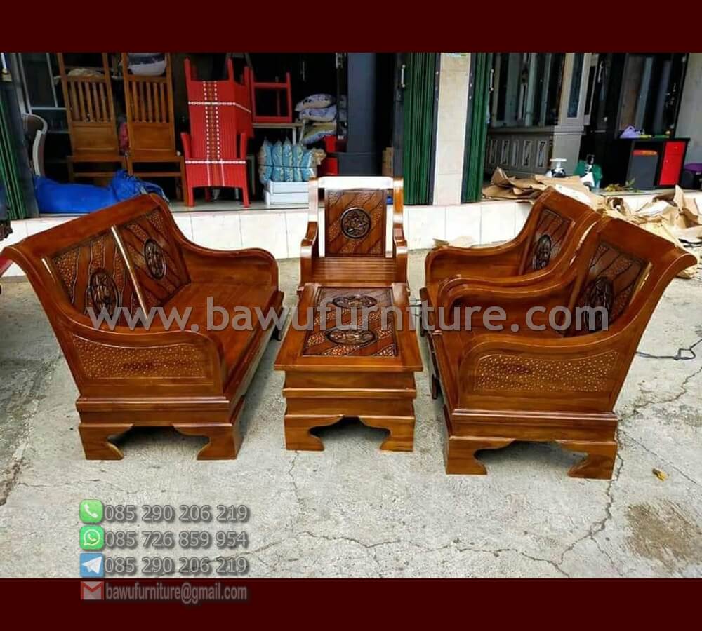 kursi tamu murah dari kayu jati jepara | bawu furniture