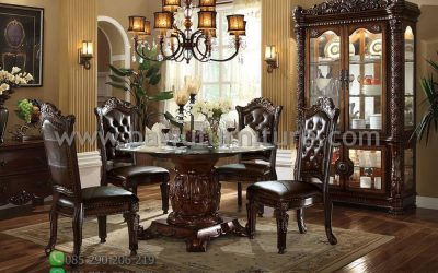 Meja Makan Kayu Jati Jepara