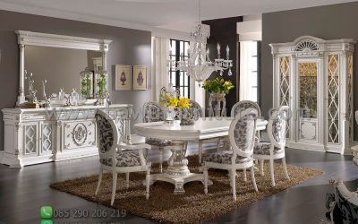 Meja Makan Klasik Mewah Jepara