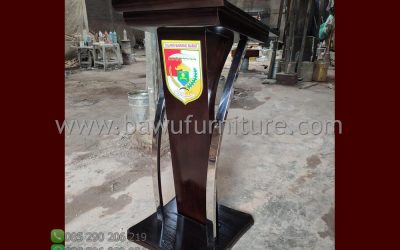 Podium Jati Stainless Murah Dari Jepara