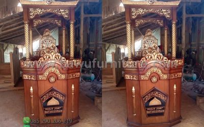 Diskon Mimbar Kubah Jati Karya Ukir Jepara