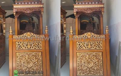 Harga Mimbar Kubah Jati Karya Ukir Jepara