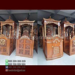 Jual Mimbar Kubah Jati