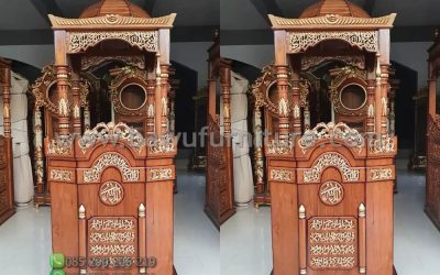 Mimbar Kubah Jati Murah Karya Ukir Jepara