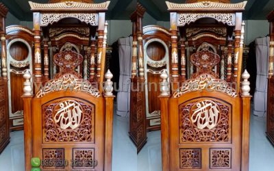 Promo Mimbar Kubah Jepara Dari Kayu Jati