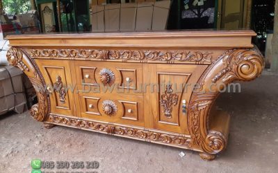 Bufet Jati Model Ukir Jepara