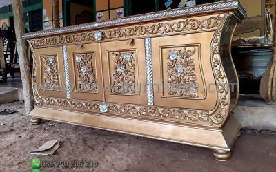 Bufet Ukir Dari Kayu Jati Jepara