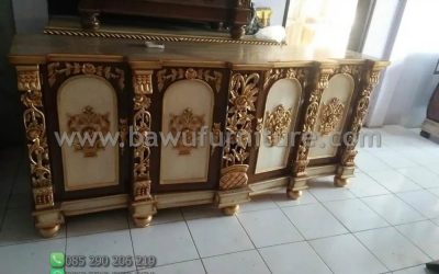 Bufet Ukir Rahwana Dari Kayu Jati Jepara