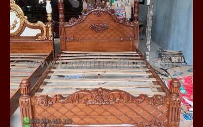 Dipan Kayu Jati Model Ukir Jepara