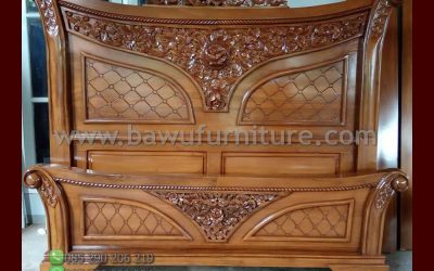 Dipan Mawar Dari Kayu Jati Jepara