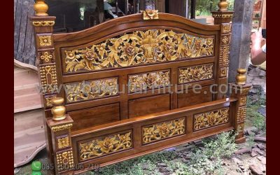 Dipan Rahwana Dari Kayu Jati Jepara