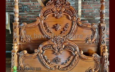 Dipan Ukir Dari Kayu Jati Jepara