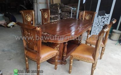 Meja Makan Salina Murah Dari Kayu Jati