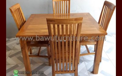 Meja Rumah Makan Dari Kayu Jati Jepara