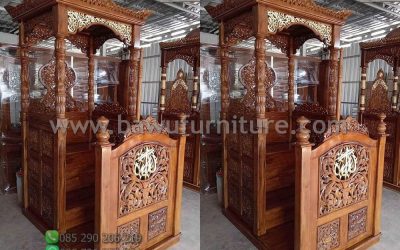 New Mimbar Kubah Jepara Untuk Masjid
