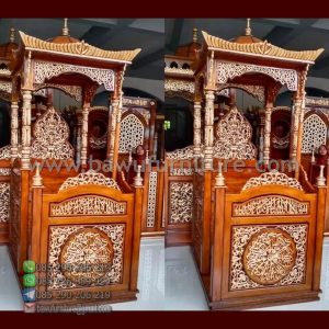 New Mimbar Masjid Atap Kubah